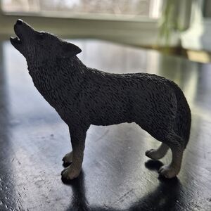 Schleich Grey Wolf Howling -Am Limes 69 Rare D-73527